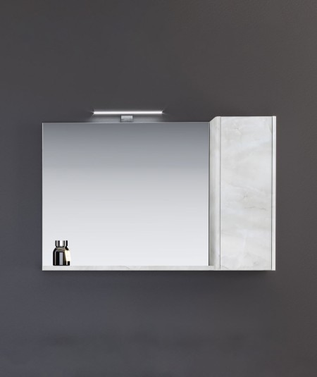 Orka Düden Stone 100 cm Banyo Ayna Dolabı