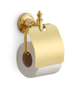 Orka Topkapı Kapaklı Tuvalet Kağıtlığı
 Renk-ALTIN TP55509G