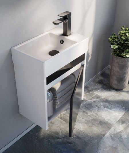 Orka yedisu 45 cm banyo dolabı takım