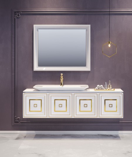 Orka Style 120 cm Banyo Dolabı Takım