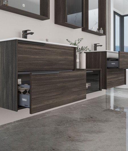 Noventa 80 cm Banyo Dolabı Takım