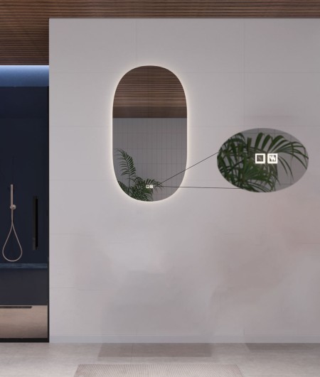 Orka Lusso 55 cm Banyo Aynası ORK1003C+
