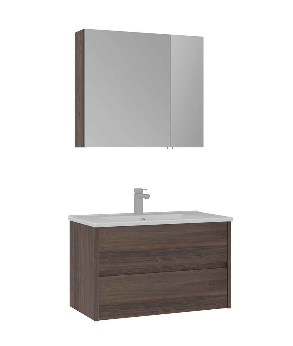 Orka Side 85 CM Çekmeceli Banyo Dolabı Takım