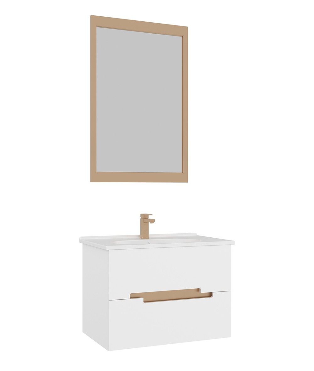 Orka Lodi 80 cm Banyo Dolabı Takımı