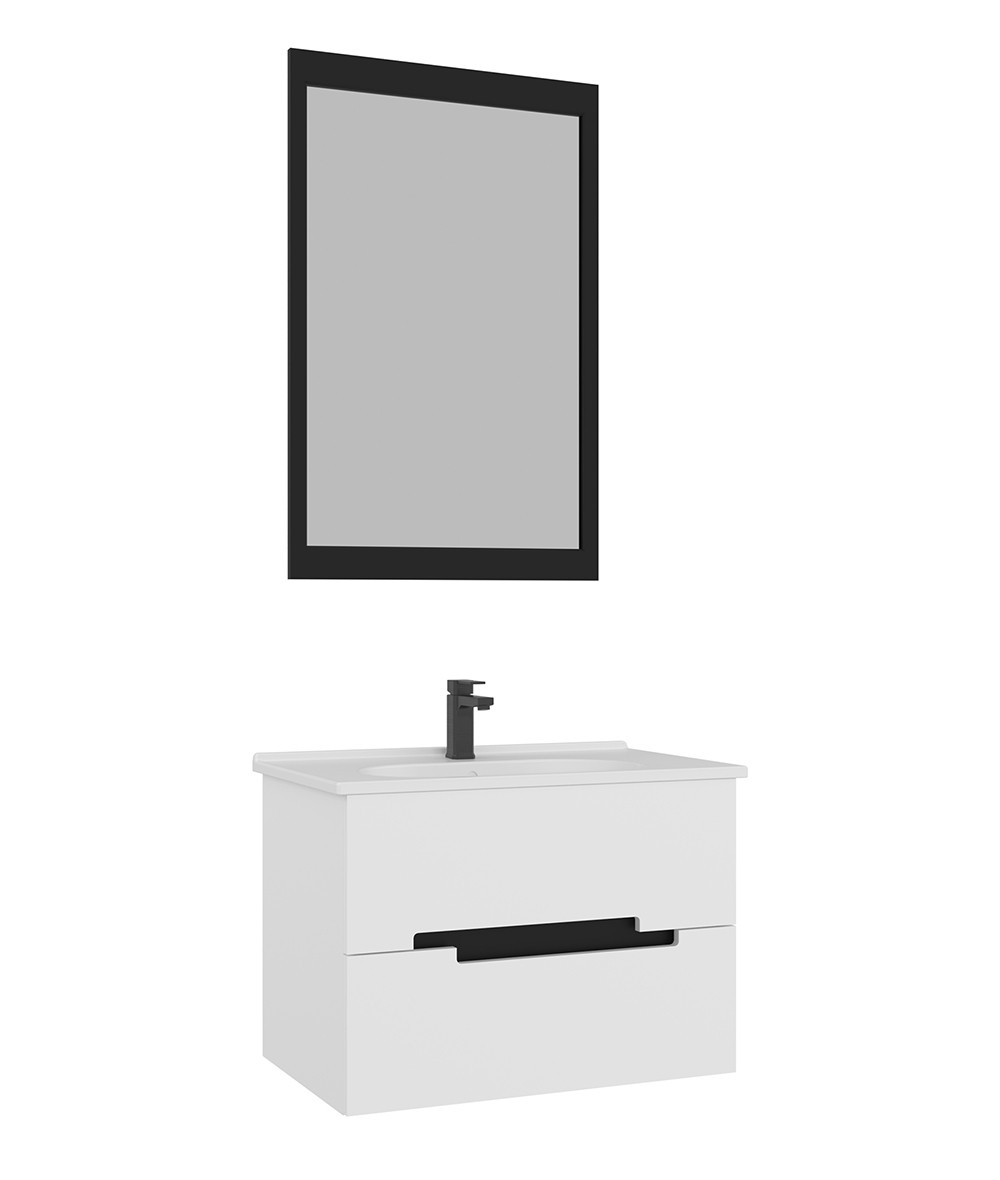 Orka Lodi 80 cm Banyo Dolabı Takımı