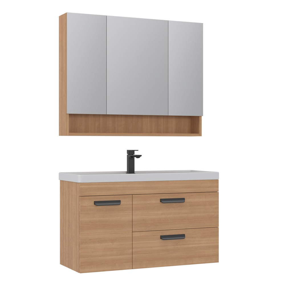 Orka Nova 100 CM Banyo Dolabı Takım