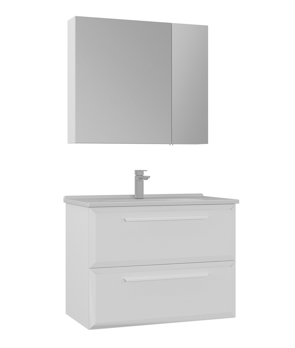 Orka Nuvola 80 CM Banyo Dolabı Takım