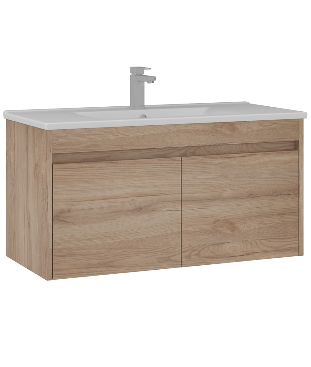 Orka Side 100 CM Kapaklı Banyo Alt Dolabı