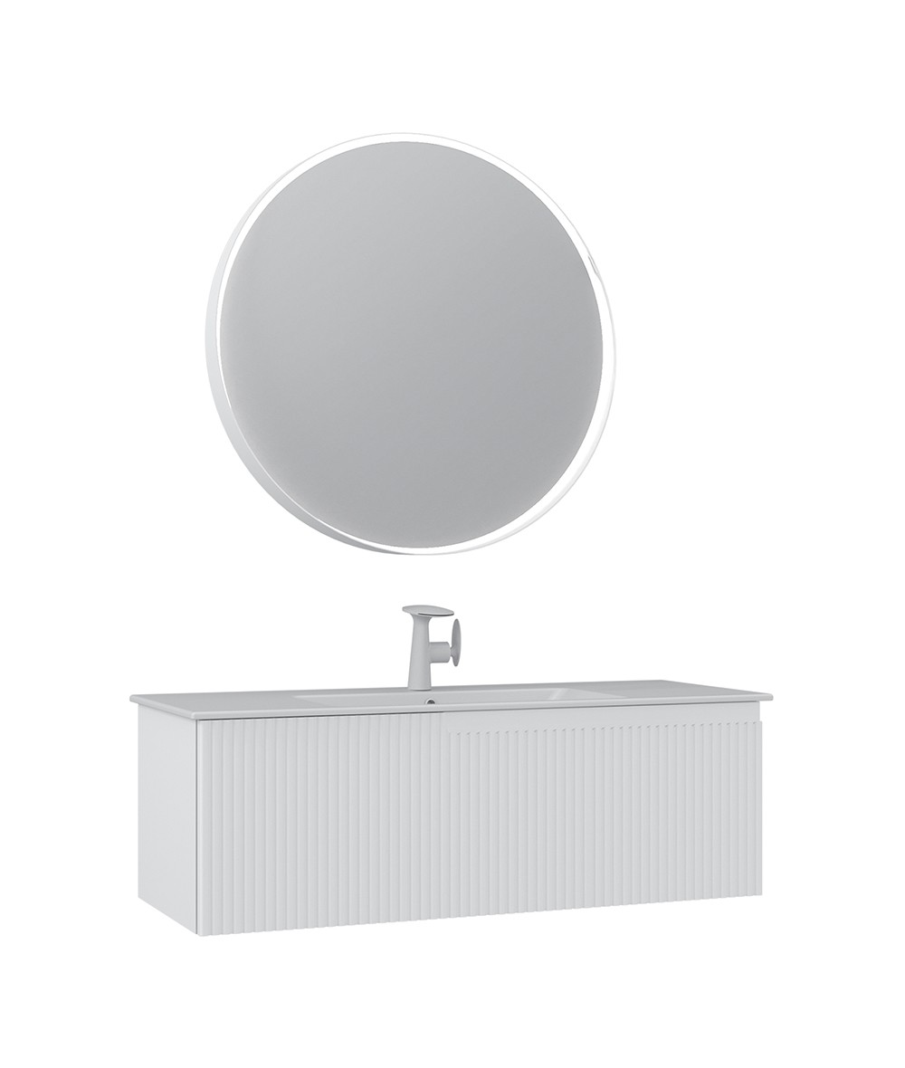 Orka Moonlight 120 CM Tek Çek. Banyo Dolabı Takım