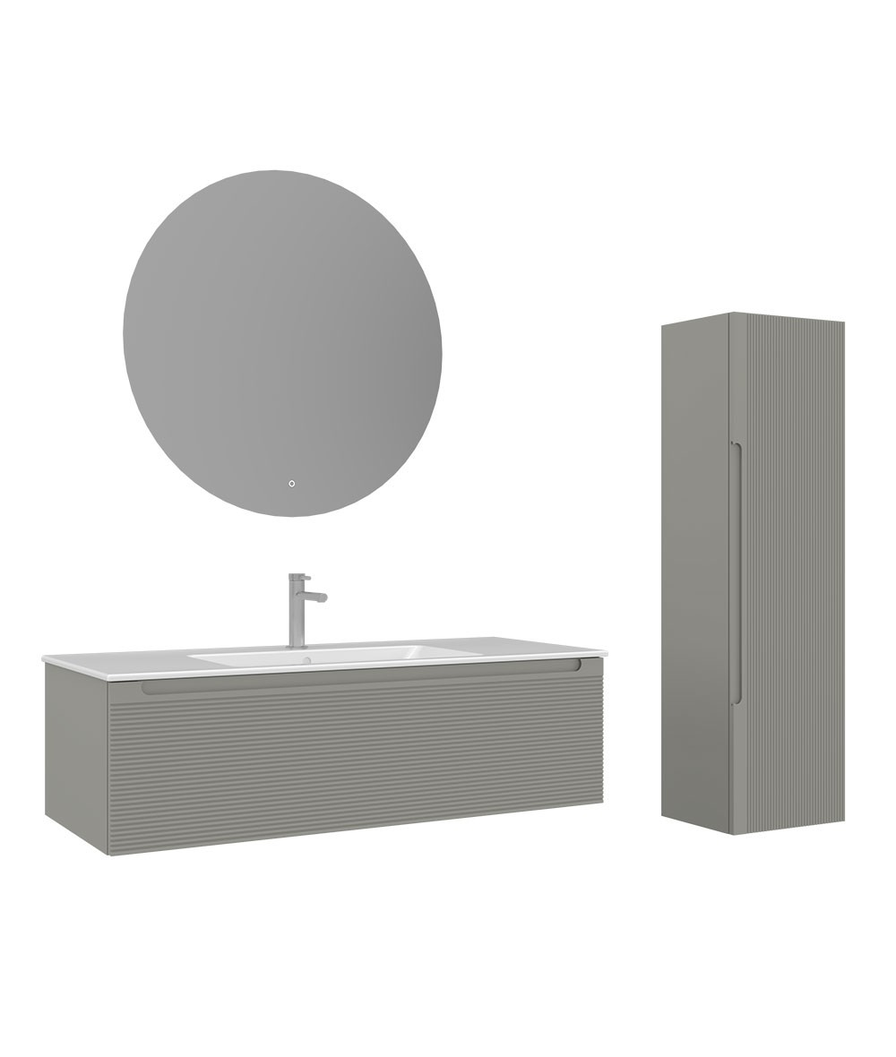 ORKA Olbia 120 cm Banyo Dolabı Takımı