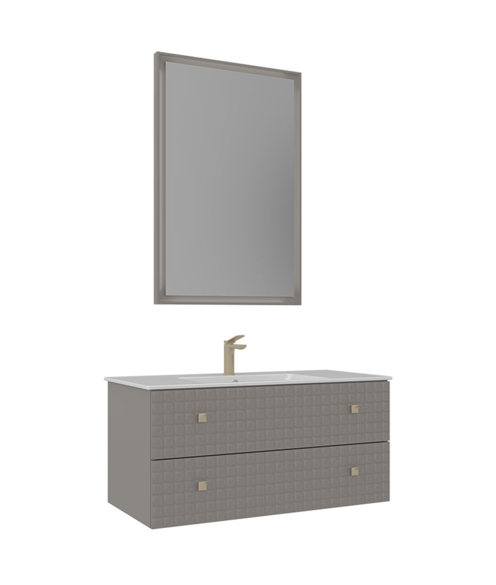 Orka Lipari 100 cm Banyo Dolabı Takımı